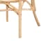 Bali & Pari Ammi Modern Bohemian Natural Brown Rattan Dining Chair 209-12791-ZORO - alternate 7
